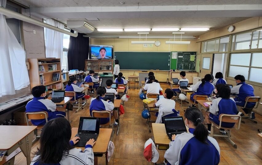 上坂町立高志小学校で講演を行いました！
